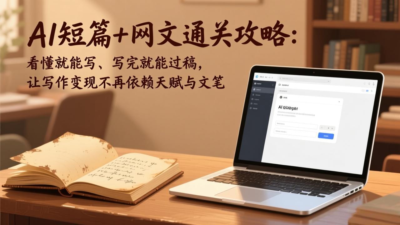 (18064期)AI短篇+网文通关攻略-更新4月:看懂就能写、写完就能过稿,让写作变现不再依赖天赋与文笔-行知网 (18064期)AI短篇+网文通关攻略-更新4月:看懂就能写、写完就能过稿,让写作变现不再依赖天赋与文笔-行知网