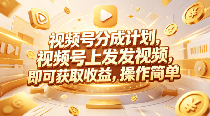 视频号分成计划,599元众筹的Red团队课程,视频号上发发视频,即可获取收益,操作简单网赚项目-副业赚钱-互联网创业-资源整合行知网
